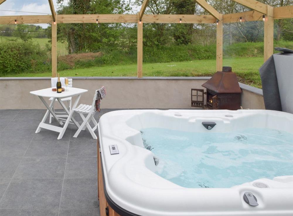 Hot tub (photo 2) at Pandy Cottage in Cribyn, Cardigan and Ceredigion, Dyfed