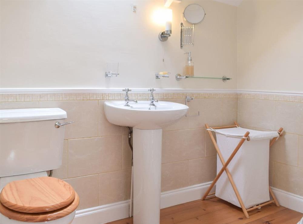 Shower room at Pandy Cottage in Cribyn, Cardigan and Ceredigion, Dyfed
