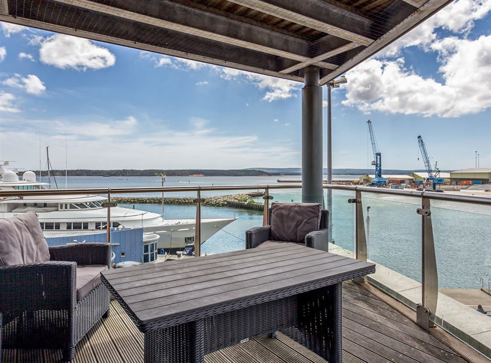 Balcony at Panorama in Poole, Dorset