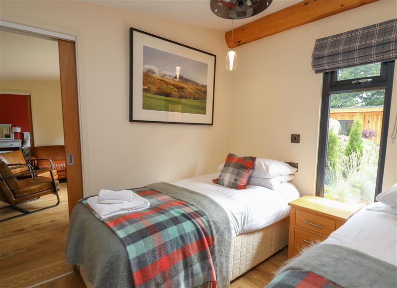 This is a bedroom at Pansi, Llangadfan