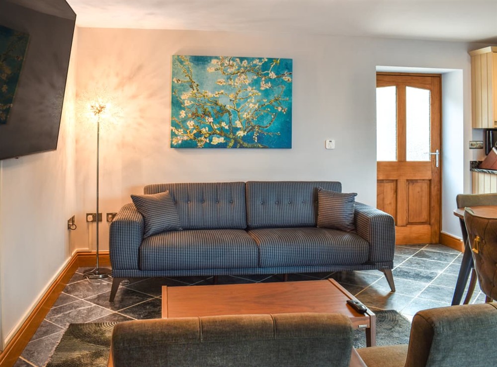 Living area at Pansi in Nansidyll, Dyfed