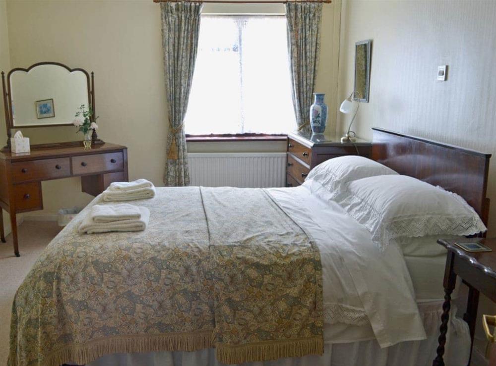 Comfortable double bedroom at Pant Glas Mawr Cottage in Axton, near Holywell, Clwyd