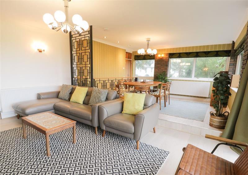 Relax in the living area at Pant Golau House, Pen-sarn near Llanbedr