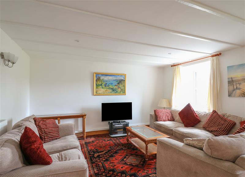 This is the living room at Pant, Llangrannog