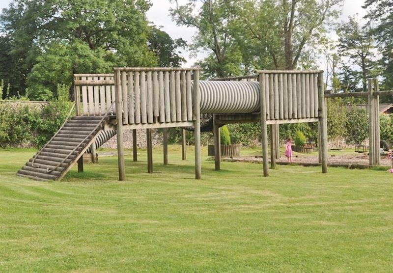 Childrens play area at Pantglas Hall Lodges in Llanfyndd, Near Carmarthen