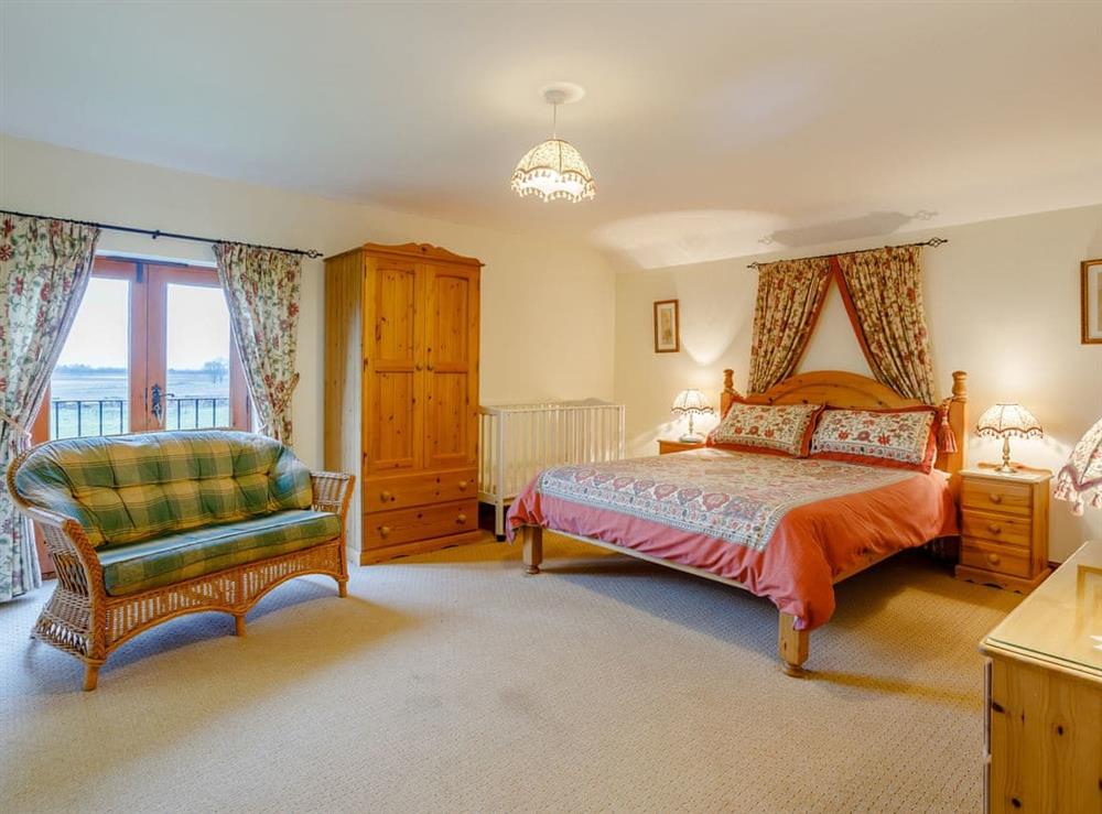 Master bedroom at Pantiles Barn in Kings Lynn, Norfolk