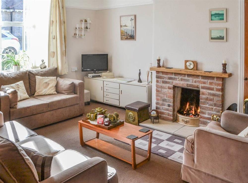 Living room at Pantiles Cottage in Belford, Northumberland