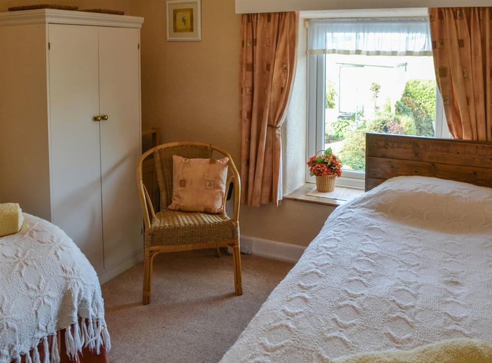 Twin bedroom at Pantiles Cottage in Belford, Northumberland