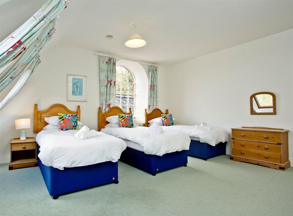 Charming triple bedroom at Papermaker’s Cottage in Bow Creek, Nr Totnes, South Devon., Great Britain