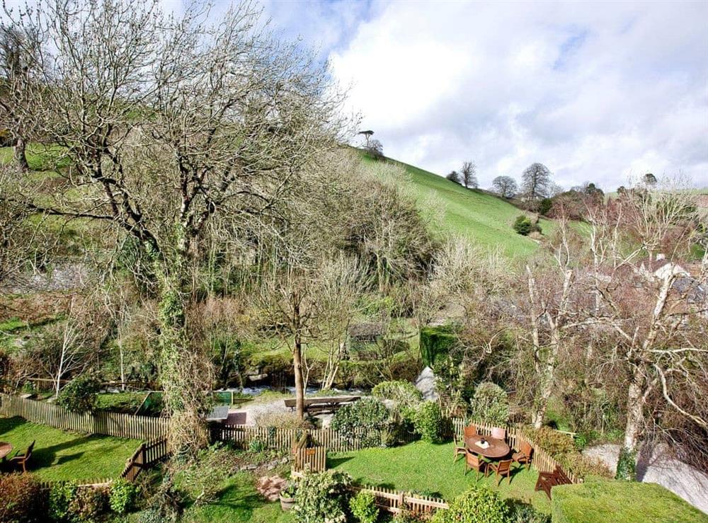 Wonderful views at Papermaker’s Cottage in Bow Creek, Nr Totnes, South Devon., Great Britain