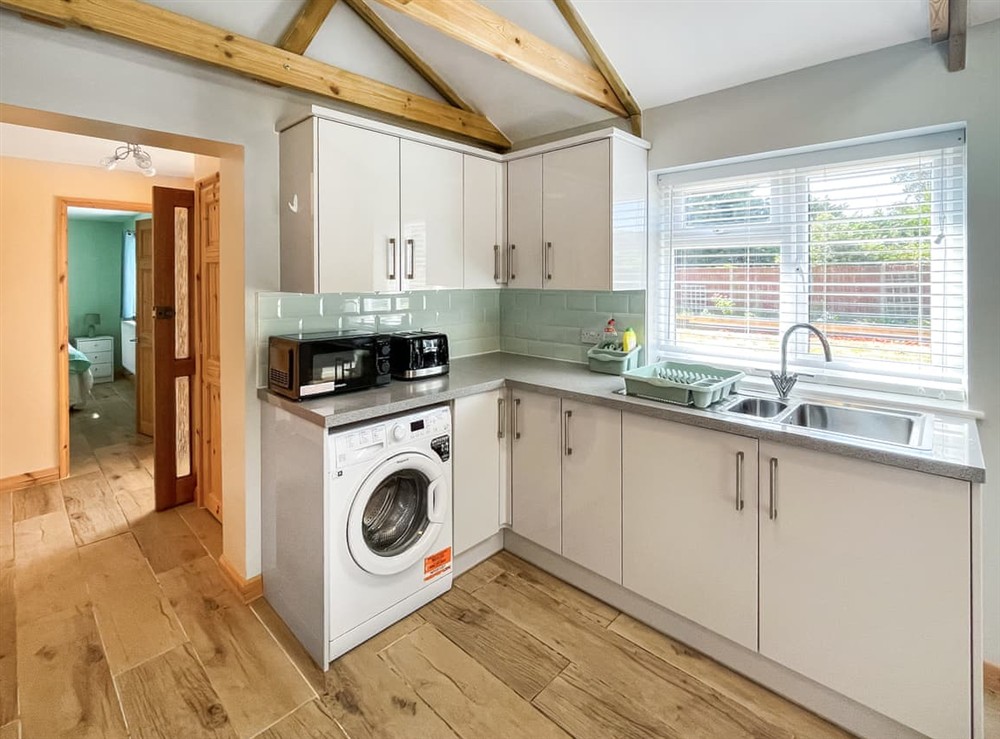 Kitchen at Parade Annex in Greatstone, near Dungeness, Kent