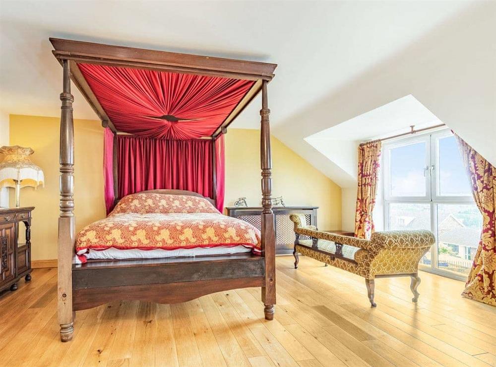 Four Poster bedroom at Paradise in Cinderford, Gloucestershire