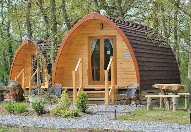 Paradise Pod at Paradise Lakeside Lodges in Yorkshire, North of England
