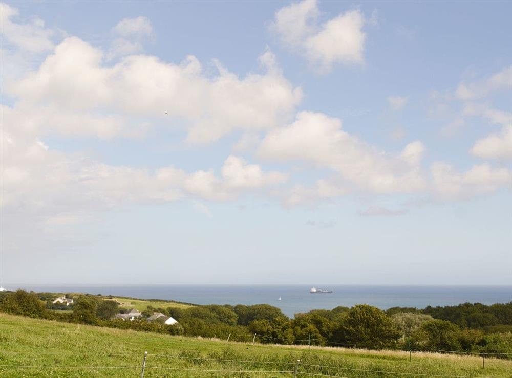 Lovely rural views stretching out towards the coast at Manacle View, 