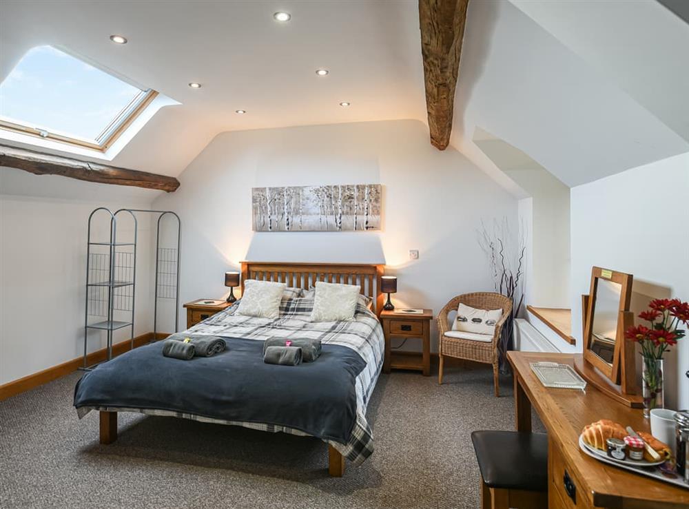 Double bedroom at Parc Cottage in Llangadfan, near Welshpool, Powys