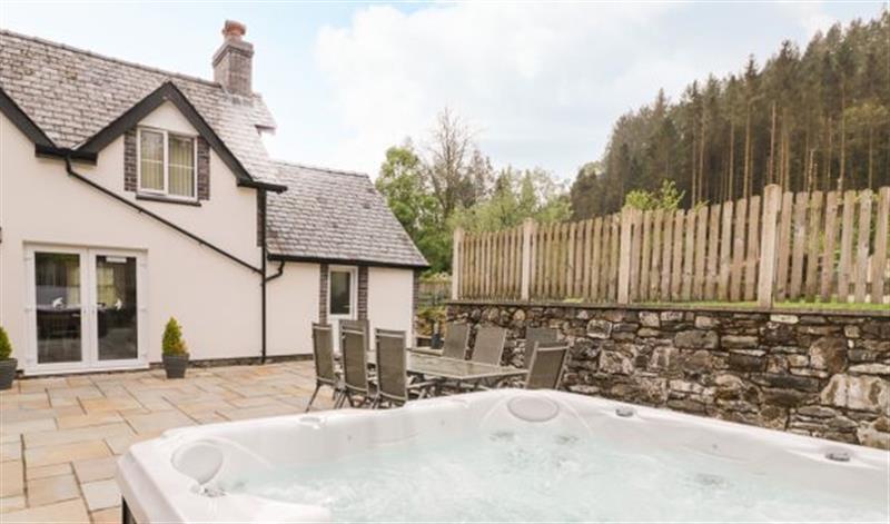 Spend some time in the pool at Parc Cottage, Lake Vyrnwy
