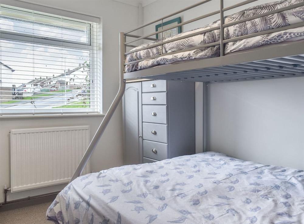 Bunk bedroom at Parc Godrevy in Newquay, Cornwall