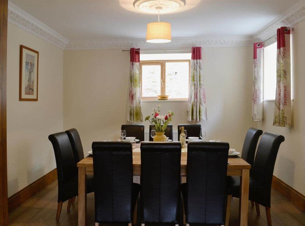Dining room at Parc House in Abertysswg, near Merthyr Tydfil, Gwent