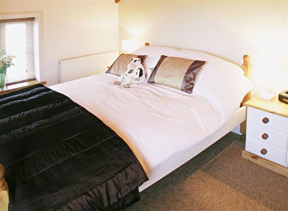 Double bedroom at Parc Y Bryn Lodge in Broadlay, near Ferryside, Dyfed