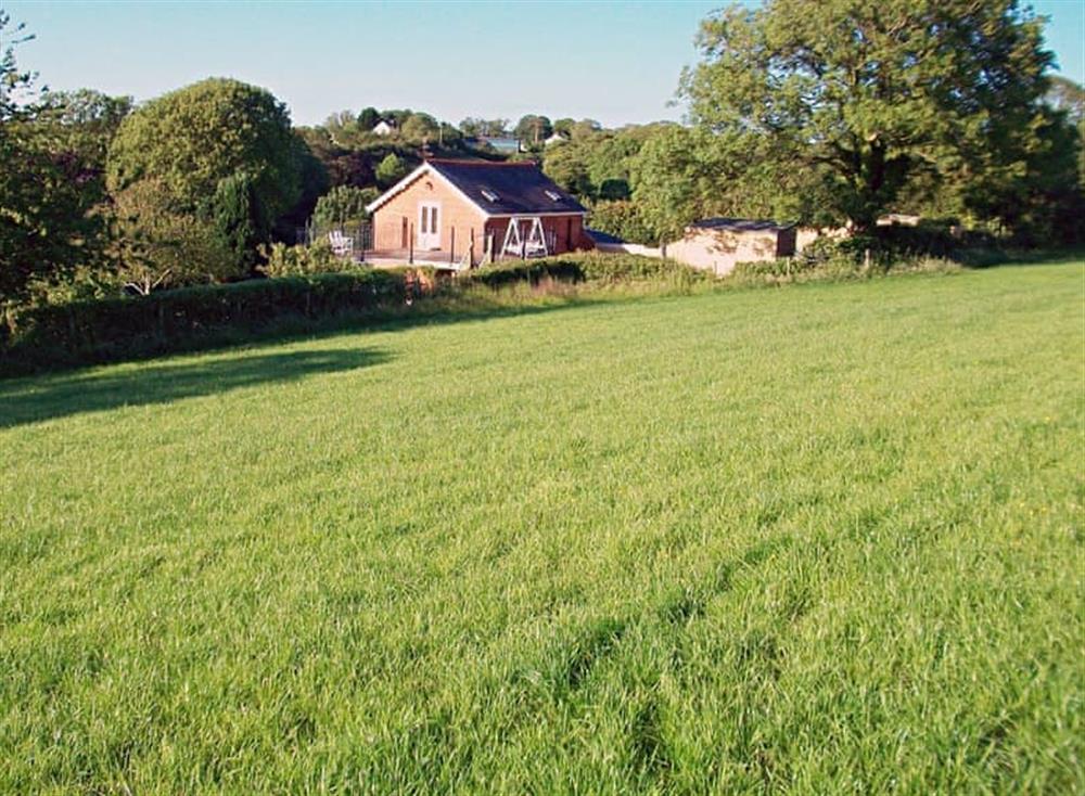 surrounding countryside at Parc Y Bryn Lodge in Broadlay, near Ferryside, Dyfed