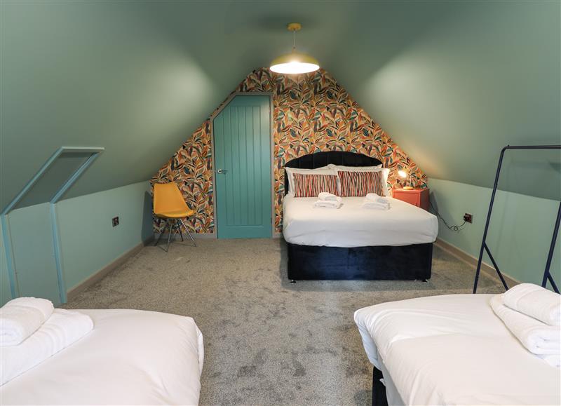 This is a bedroom at Parc Y Deri, Rhos-y-garth near Aberystwyth