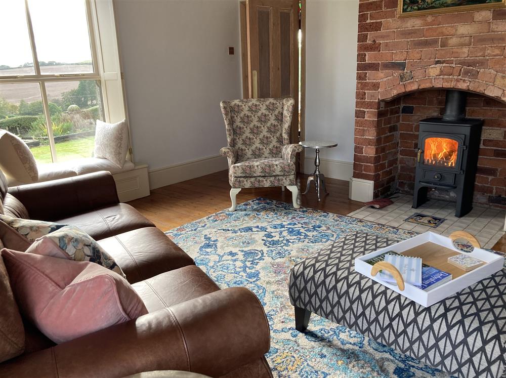 The bright and airy sitting area