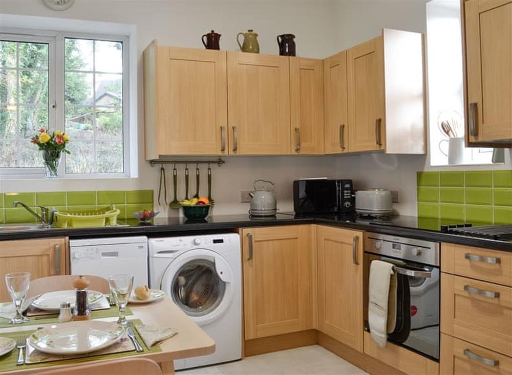 Kitchen at Park Cottage in Dunragit, near Stranraer, Wigtownshire