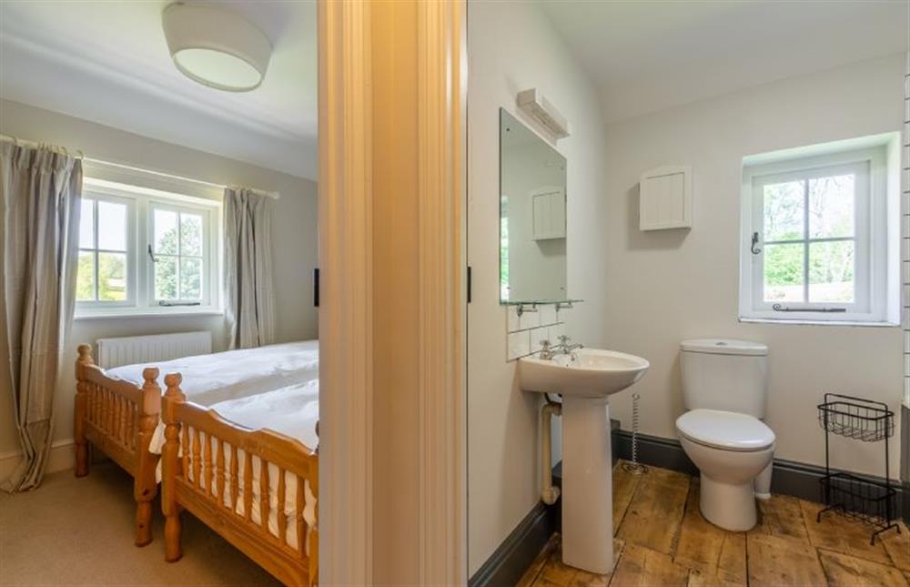 First floor: Bedroom three leading to the bathroom at Park Cottage, Fring near Kings Lynn