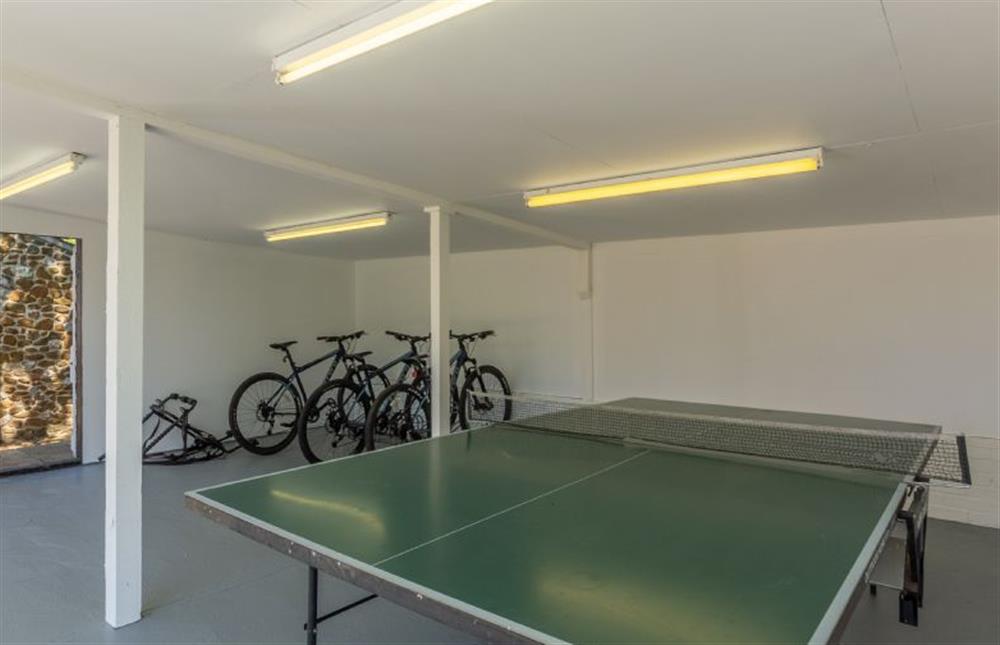 Games room and bike store  at Park Cottage, Fring near Kings Lynn