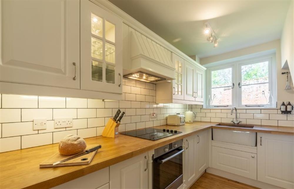 Ground floor: Kitchen with plenty of cupboard space at Park Cottage, Fring near Kings Lynn