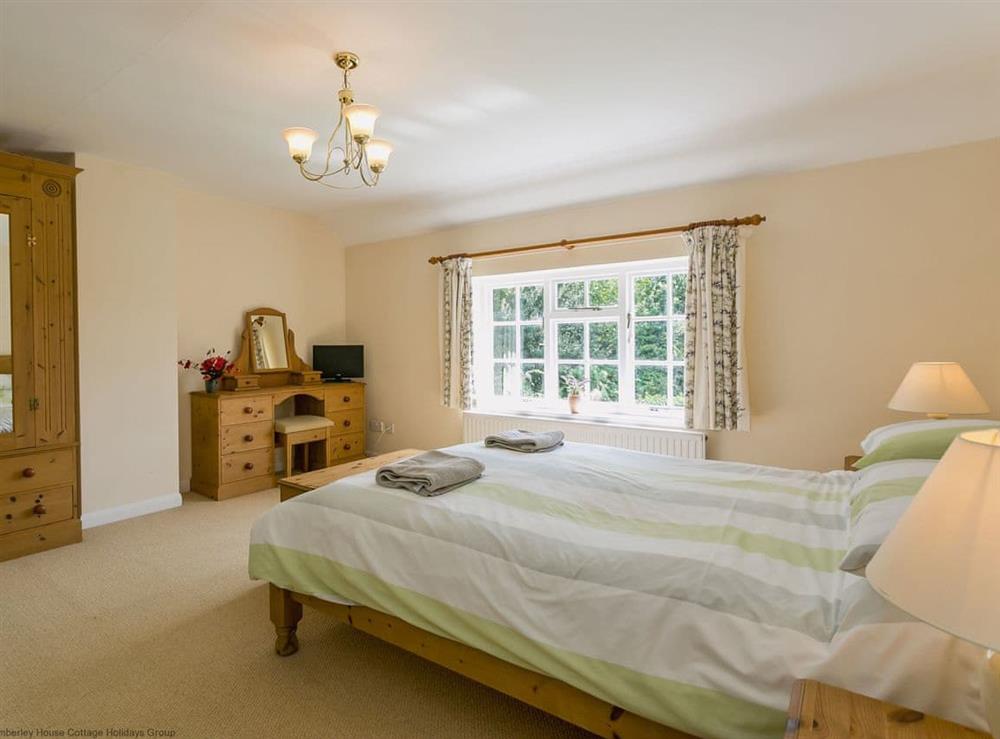 One of the bedrooms at Park Cottage in Kirdford, West Sussex