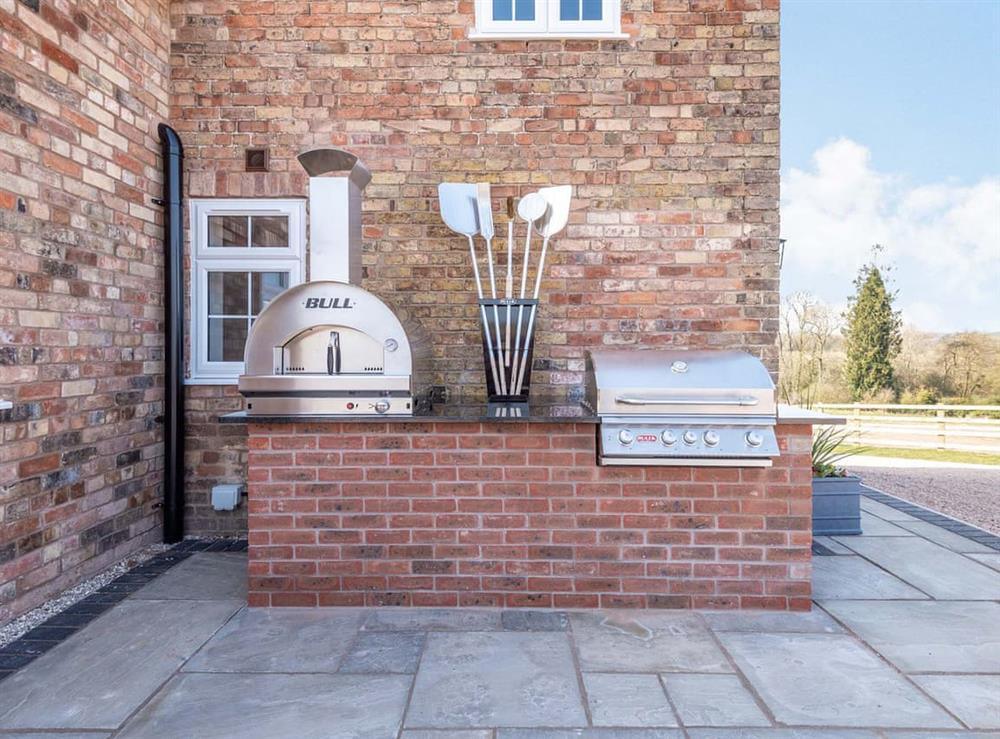 Built-in-BBQ at Park Cottage in Worlaby, near Louth, Lincolnshire