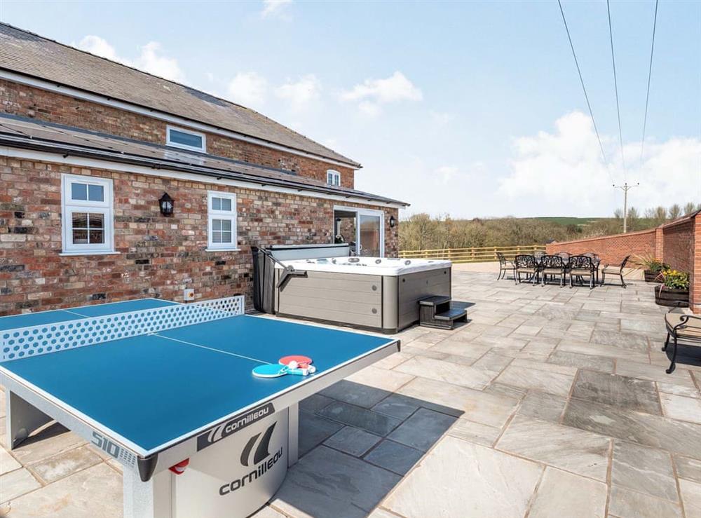 Outdoor area at Park Cottage in Worlaby, near Louth, Lincolnshire