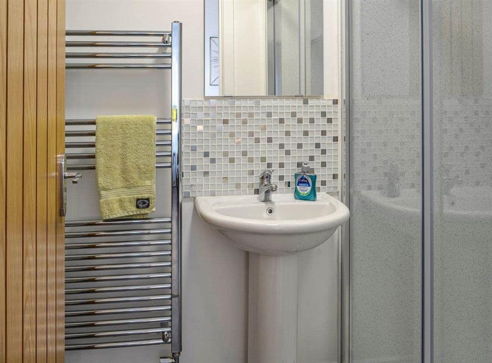 Shower room at Park Crescent in Newton Stewart, Wigtownshire