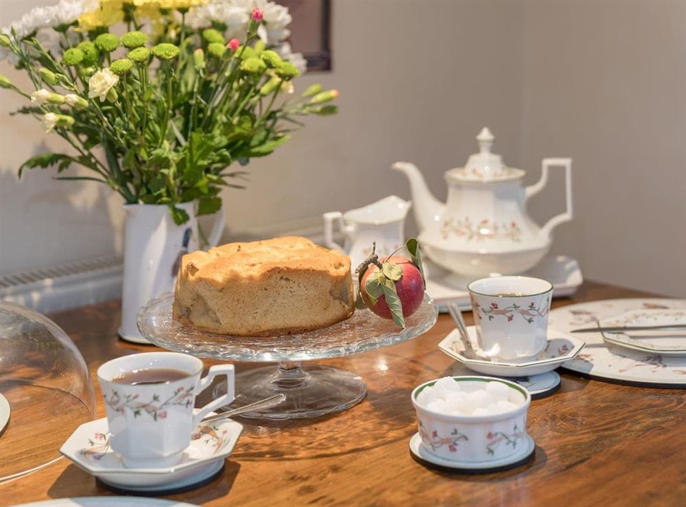 Afternoon tea at Park Farmhouse in Chideock, near Bridport, Dorset