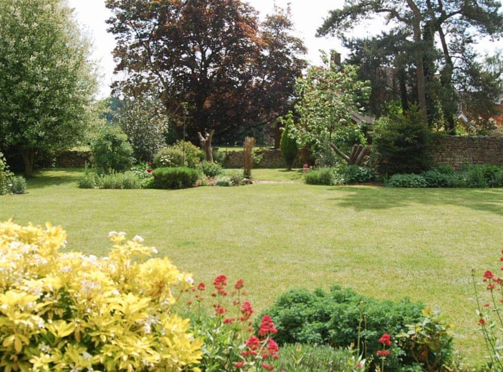 Garden at Park House in Harlaxton, near Grantham, Lincolnshire