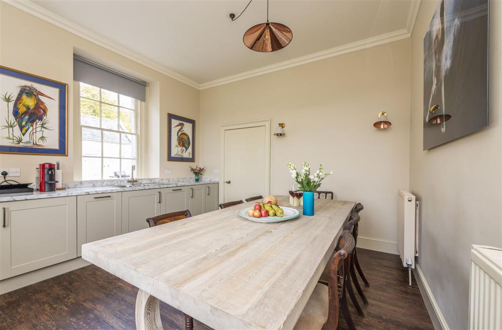 Ground floor kitchen with dining table seating 10 guests (photo 2) at Park House, Winterborne Came