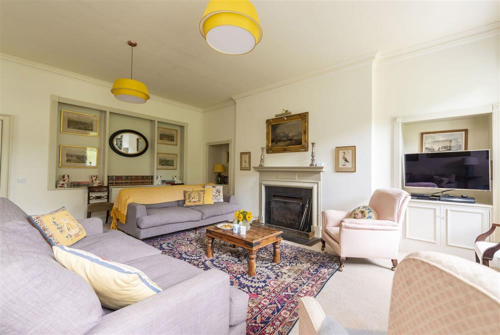 Ground floor sitting room with open fire (photo 3) at Park House, Winterborne Came