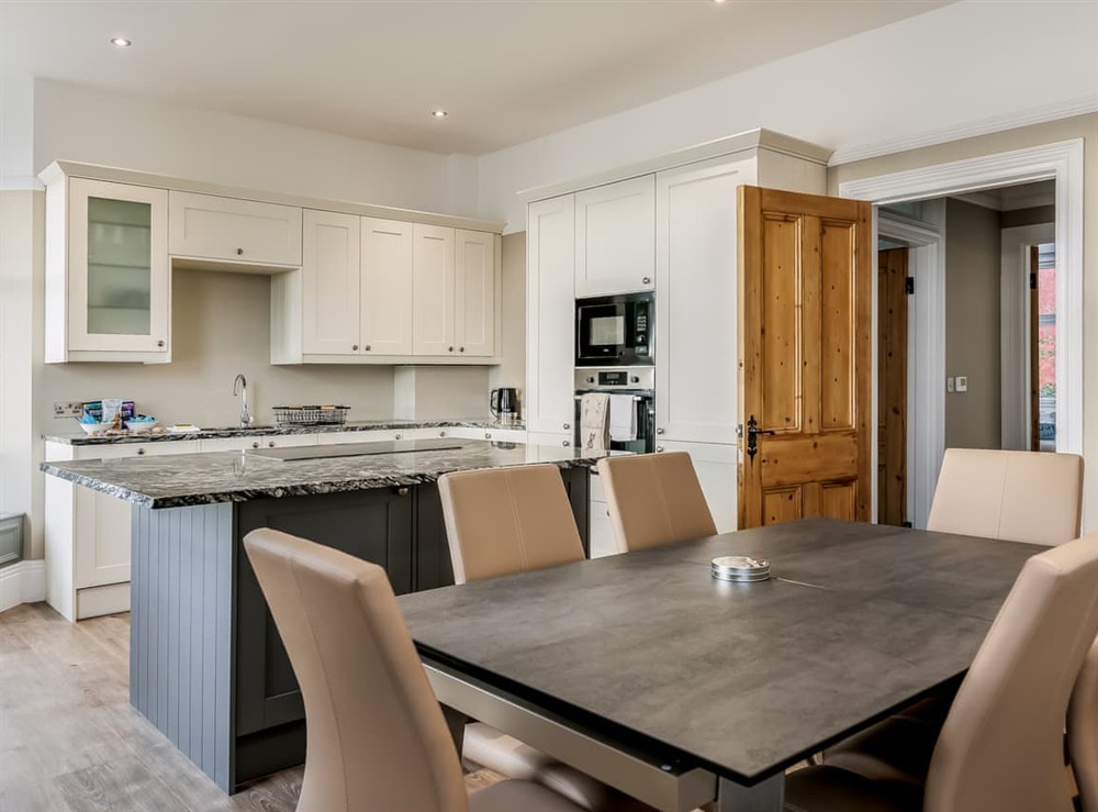 Open plan living space at Park Lake View in Poole, Dorset