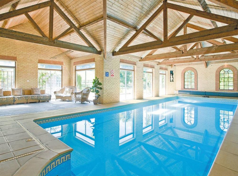 Shared swimming pool at Park Lodge in Sedgeford, Norfolk
