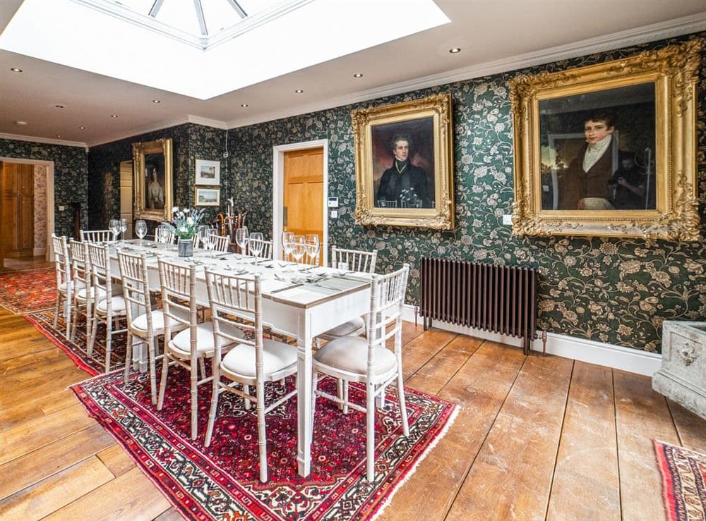 Stunning dining room at Park Lodge in Sedgeford, Norfolk