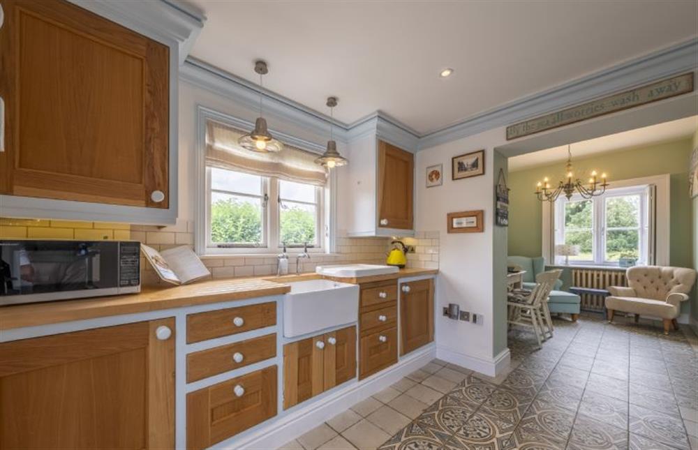 Well-appointed kitchen at Park Lodge, Snettisham near Kings Lynn