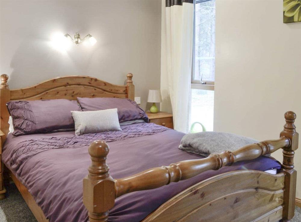 Peaceful double bedroom at Park Lodge in Strachan, near Banchory, Kincardineshire