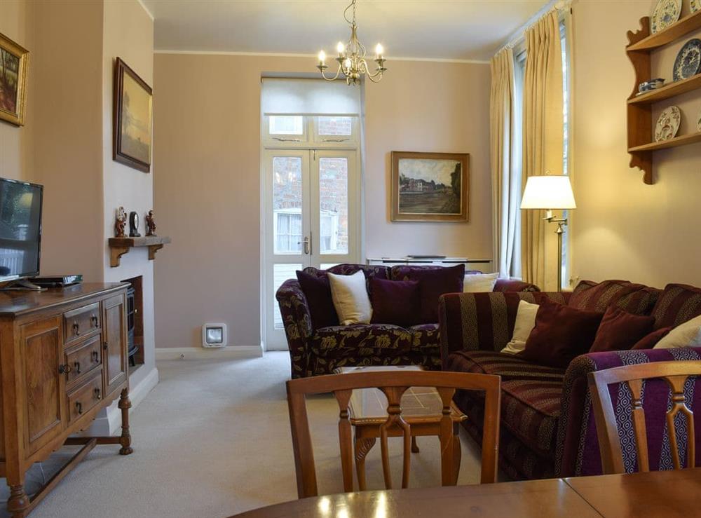 Living room with dining area at Park Place in Arundel, West Sussex