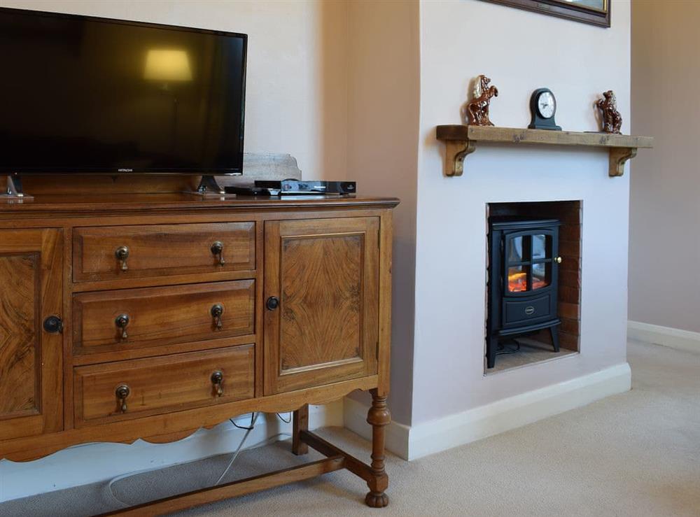 Living room with TV at Park Place in Arundel, West Sussex