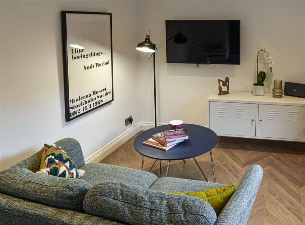 Living area at Park Row Apartment in Knaresborough, North Yorkshire