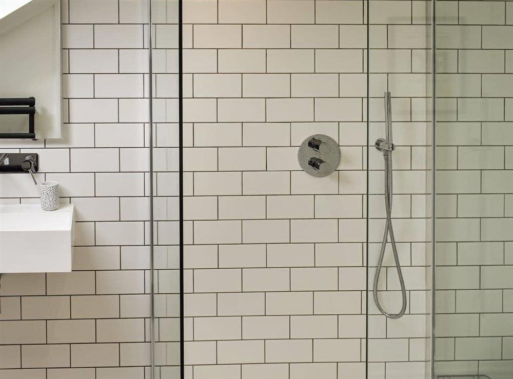 Shower room at Park Row Apartment in Knaresborough, North Yorkshire