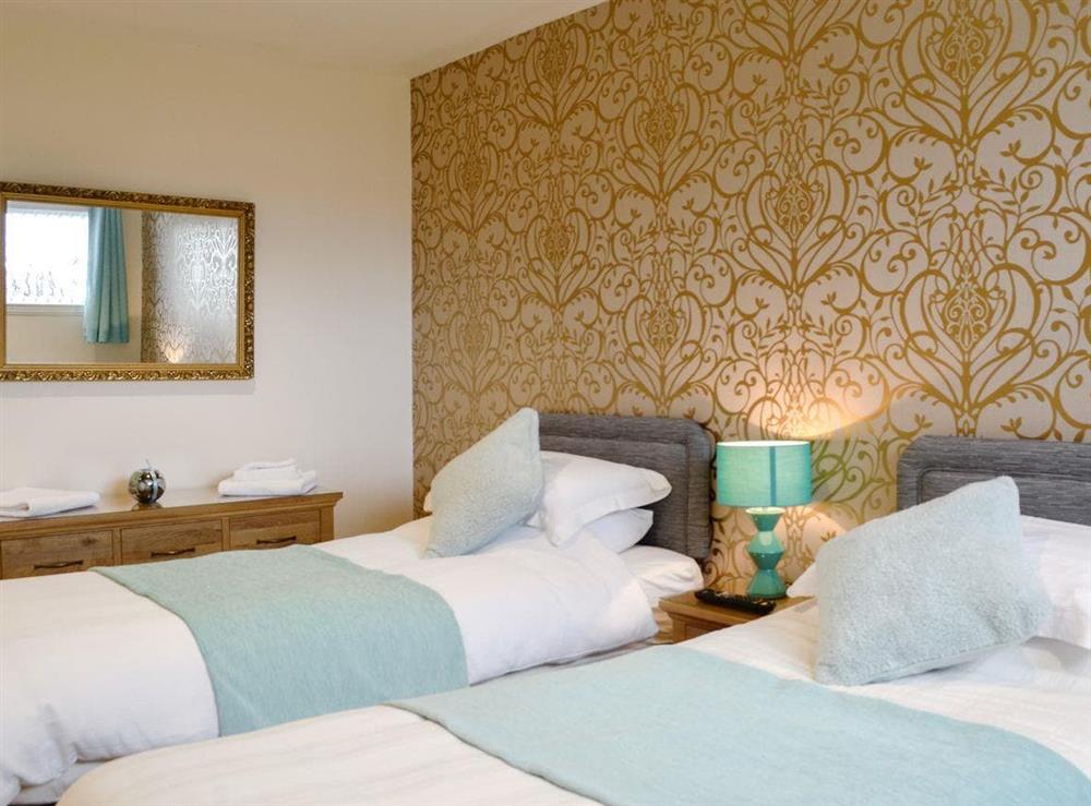 Ideal twin bedroom at Park View Cottage in Stranraer, Dumfries and Galloway, Wigtownshire