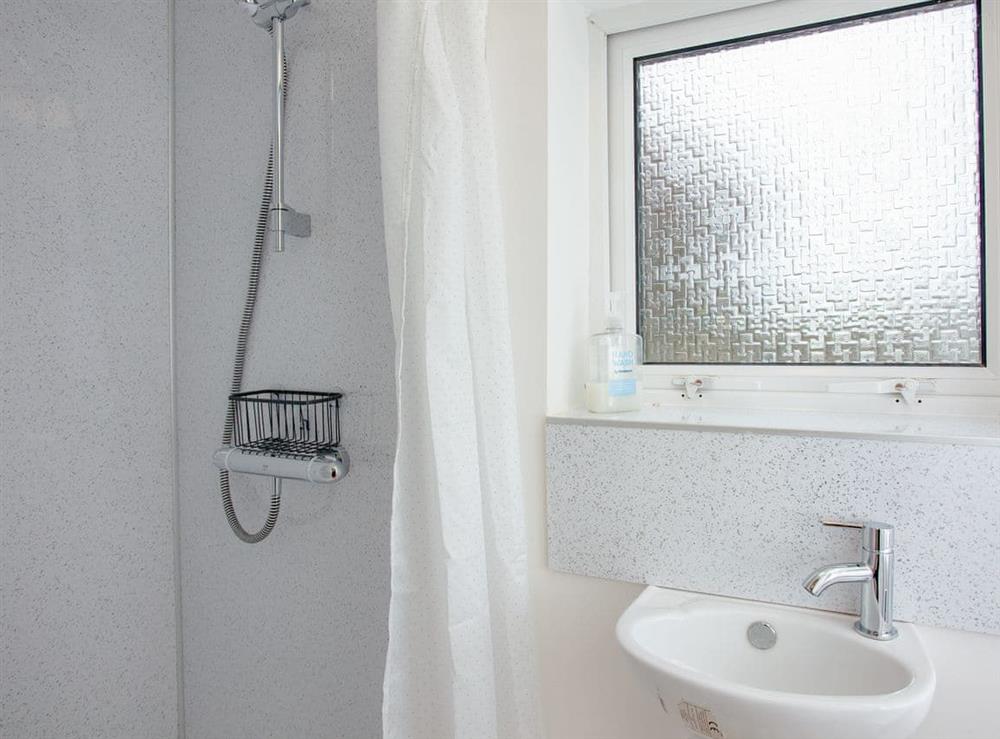 Shower room at Park View in Hartland, Devon