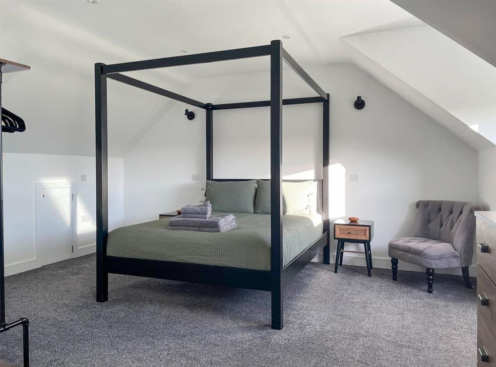 Four Poster bedroom at Park View in Kinglsey Moor, near Stoke-on-Trent, Staffordshire